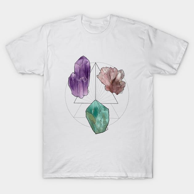 Crystalline T-Shirt by TeaAndMisery